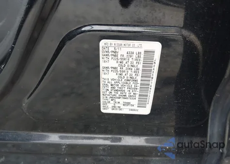 2011 Nissan Rogue Sv from USA, damaged, VIN JN8AS5MT7BW573336